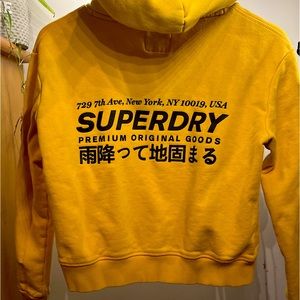 SUPERDRY SWEATSUIT -SWEATER AND SWEATPANTS YELLOW (BOTH)